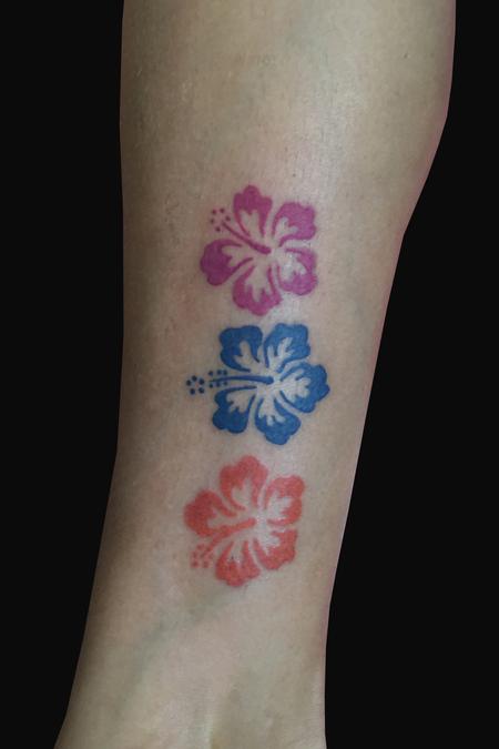 Tattoos - Hibiscus - 134070